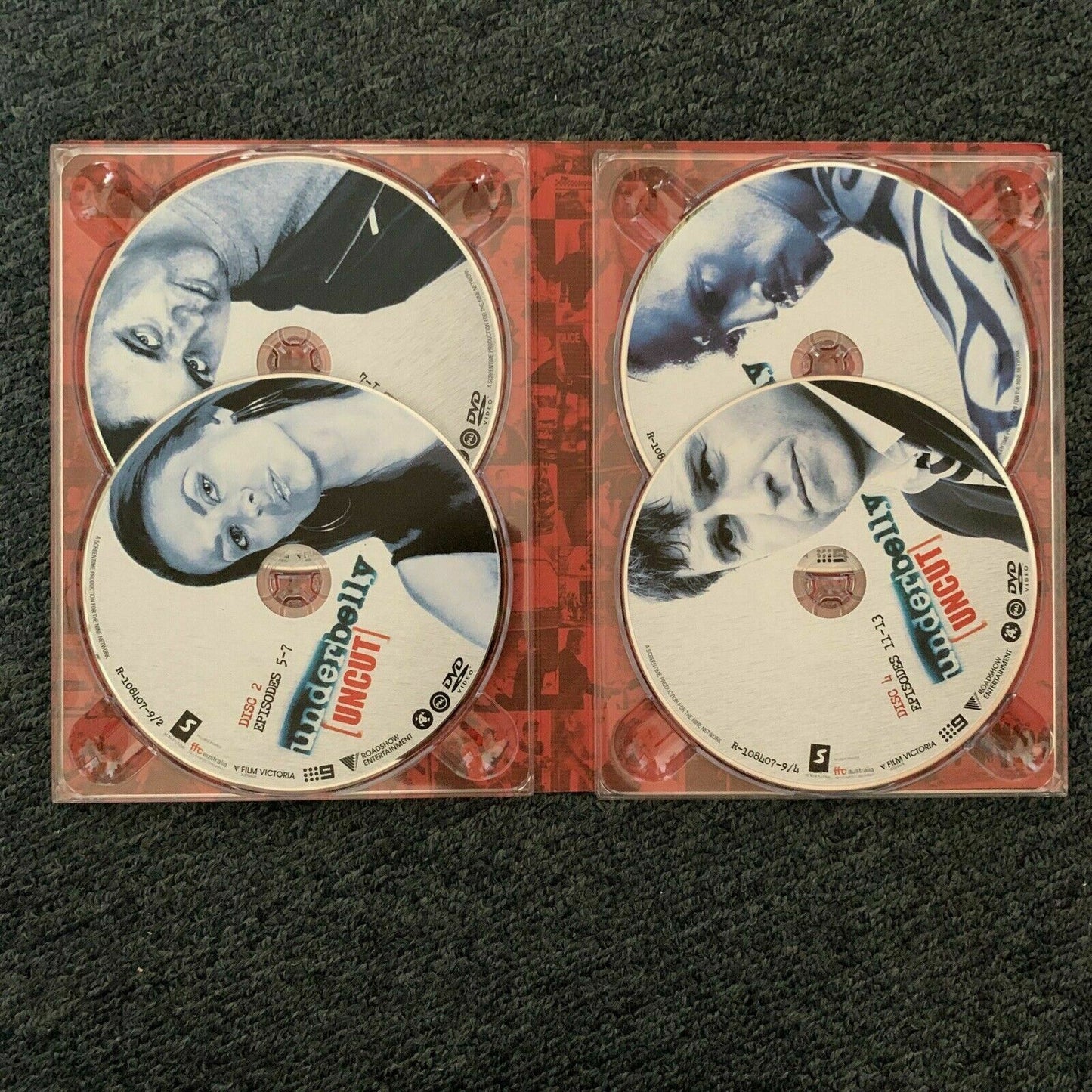 Underbelly- Uncut Edition (DVD, 2008, 4-Disc Set) Region 4