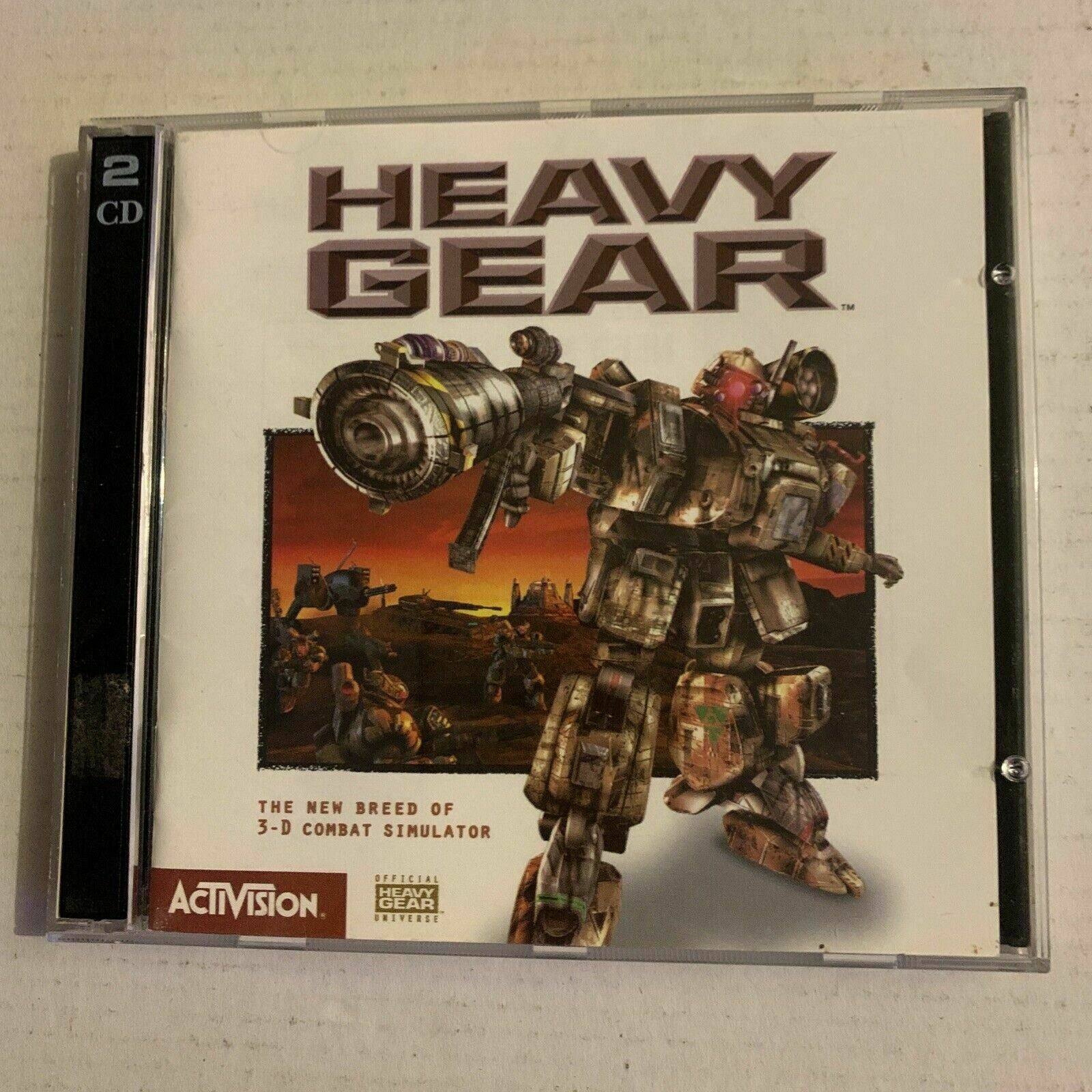 Heavy Gear - 1997 PC Cdrom Game Activision Win 95 2cd With Manual ...