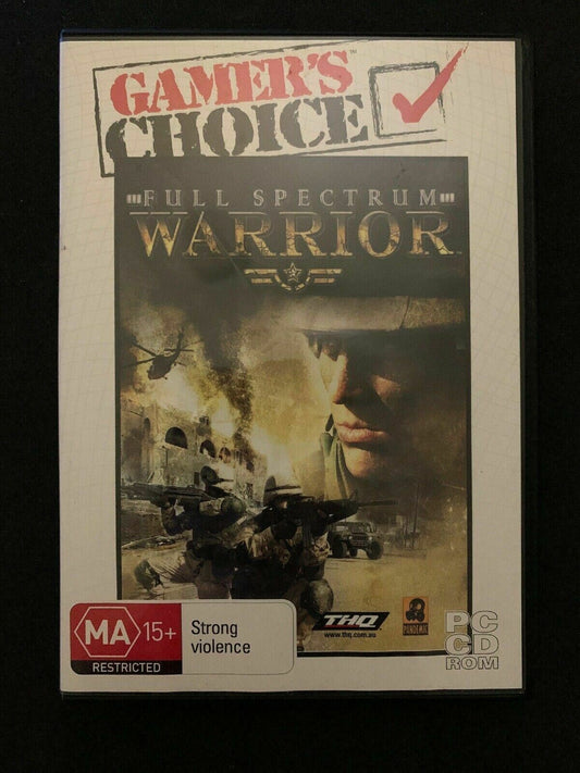 Full Spectrum Warrior - PC CD-ROM Tactical Shooter FPS Game Windows