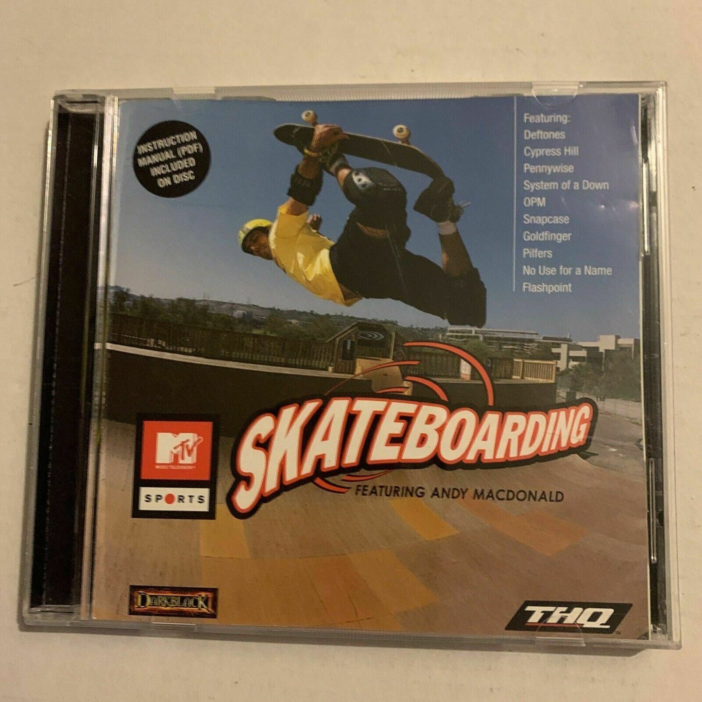 MTV Sports - Skateboarding Featuring Andy MacDonald PC CD-ROM  Windows 95