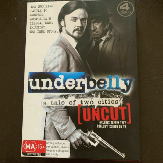 Underbelly - A Tale of Two Cities - Uncut (DVD, 2009, 4-Disc Set) Region 4