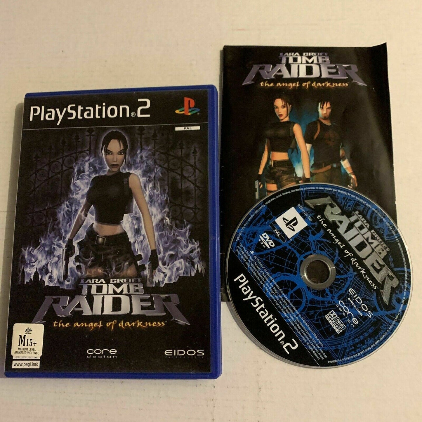Lara Croft Tomb Raider: The Angel of Darkness - PS2 Game + Manual