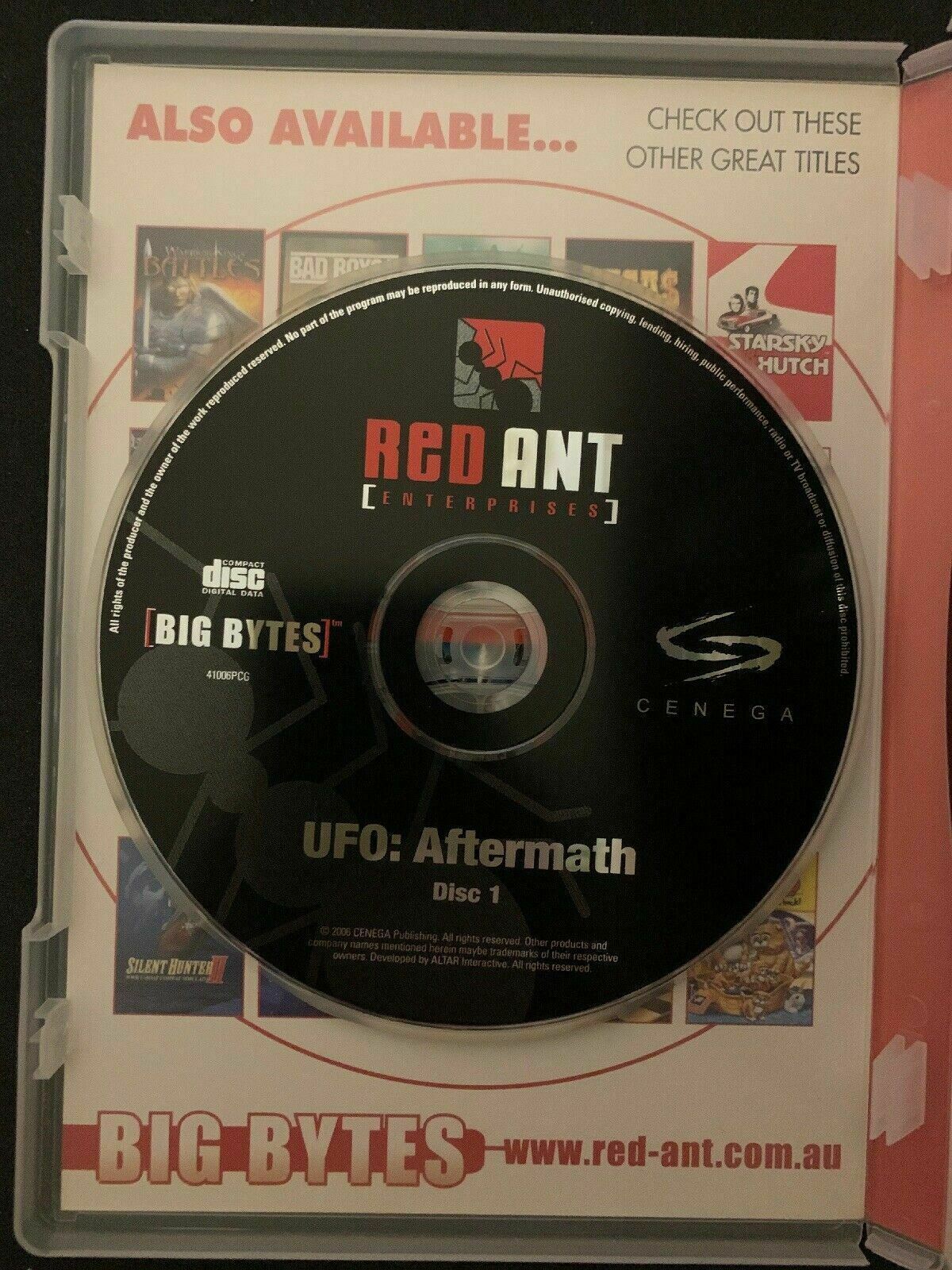 UFO: Aftermath (PC, 2006) CDROM Strategy Tactical Combat Game