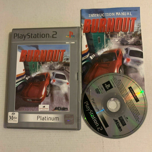 Burnout - Sony Playstation 2 Game PS2 Complete PAL 2003