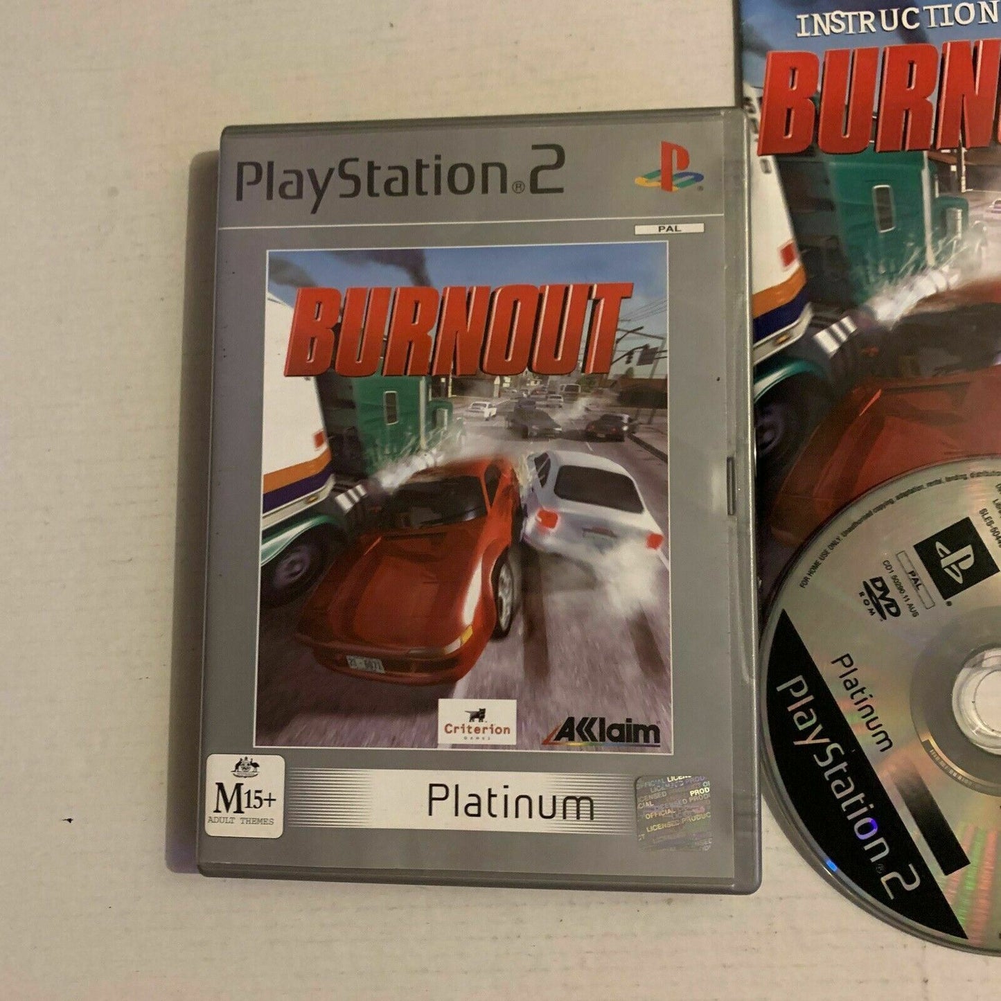 Burnout - Sony Playstation 2 Game PS2 Complete PAL 2003