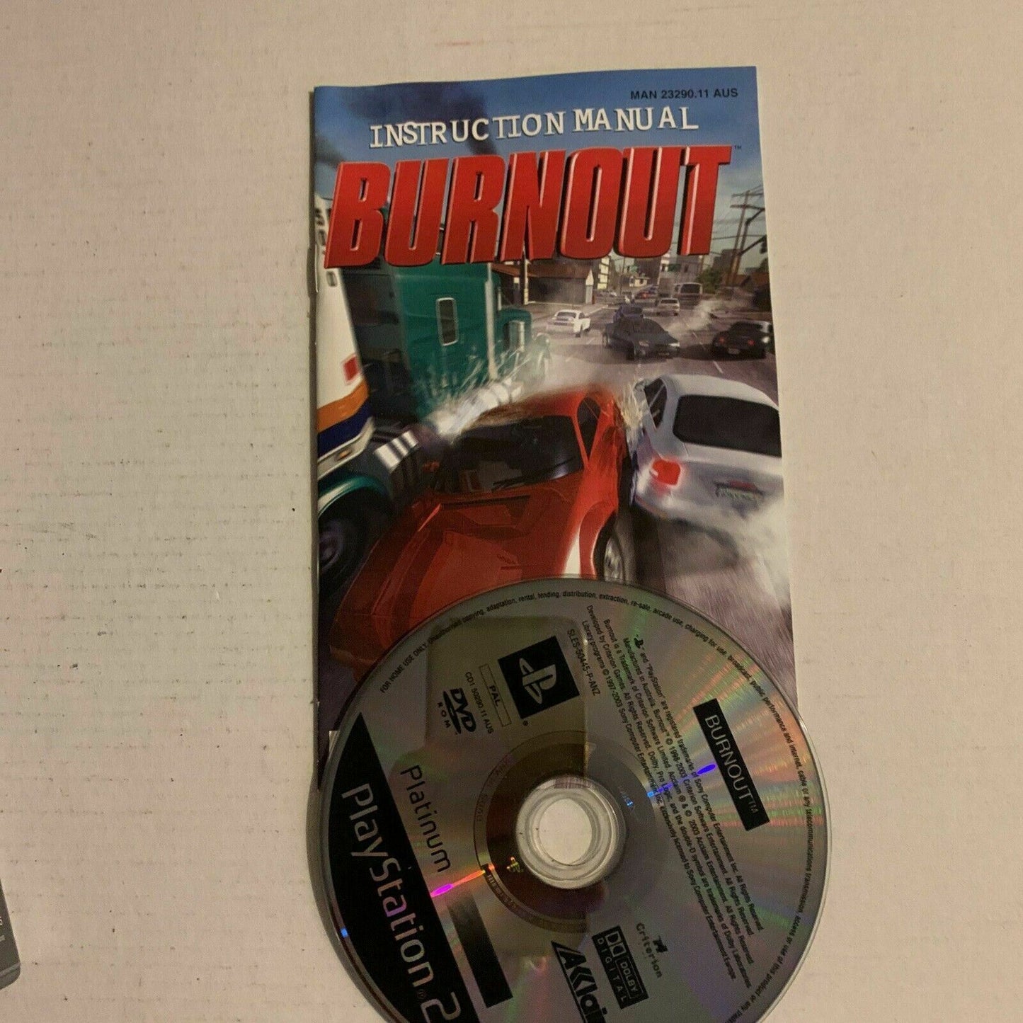 Burnout - Sony Playstation 2 Game PS2 Complete PAL 2003