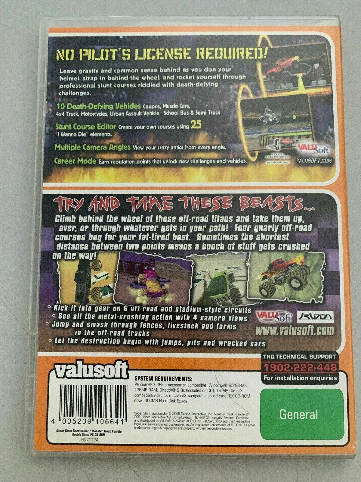 Super Stunt Spectacular & Monster Truck Rumble PC Games
