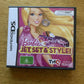 Barbie: Jet, Set and Style NDS Nintendo DS Game (complete with Manual)