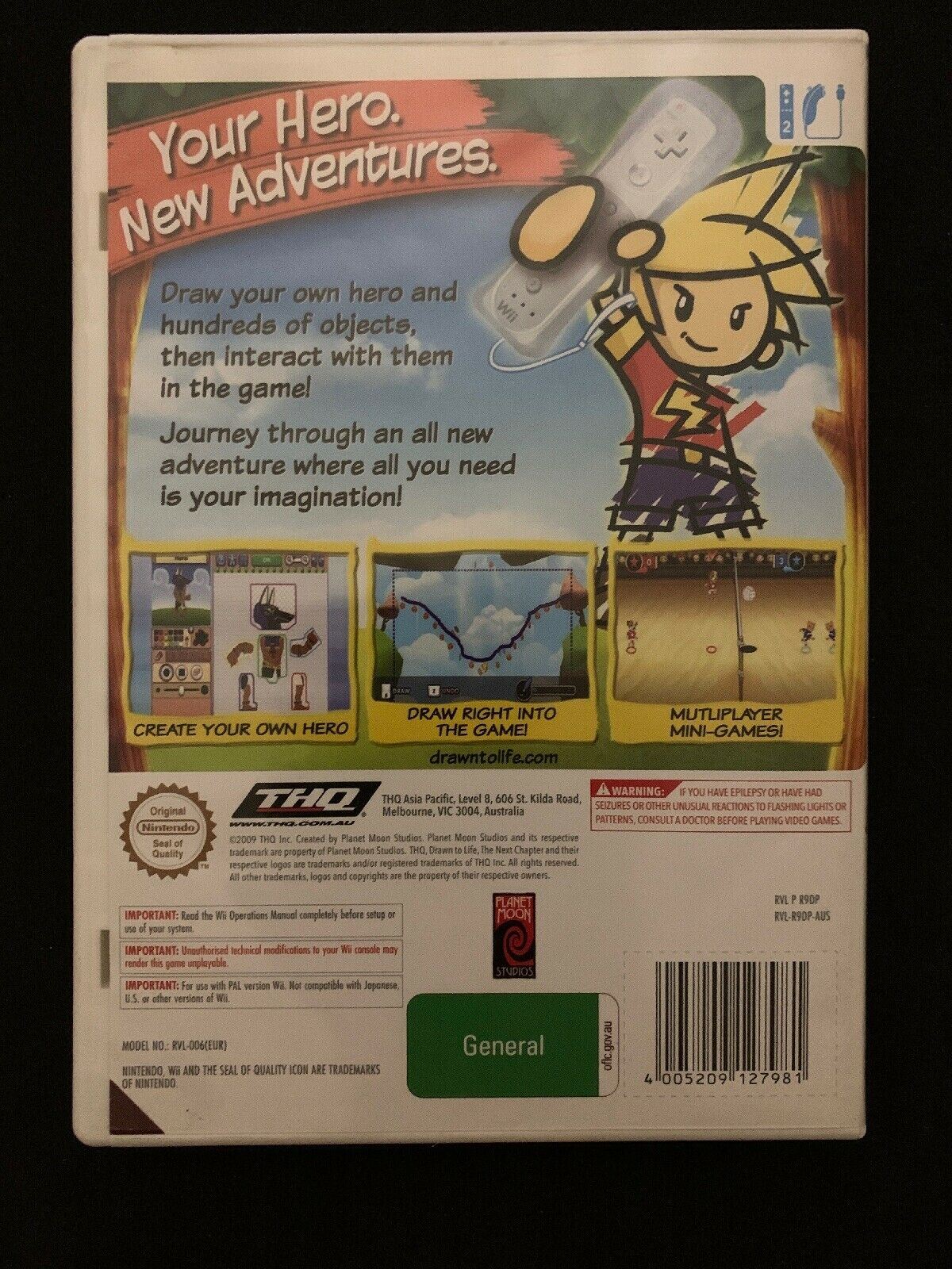Drawn To Life: The Next Chapter (G) (Adventure) Nintendo PAL (Wii Game)