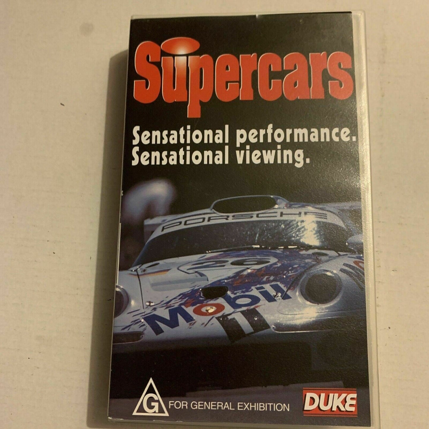 Supercars - Sensational Performance. Sensational Viewing. (VHS) PAL