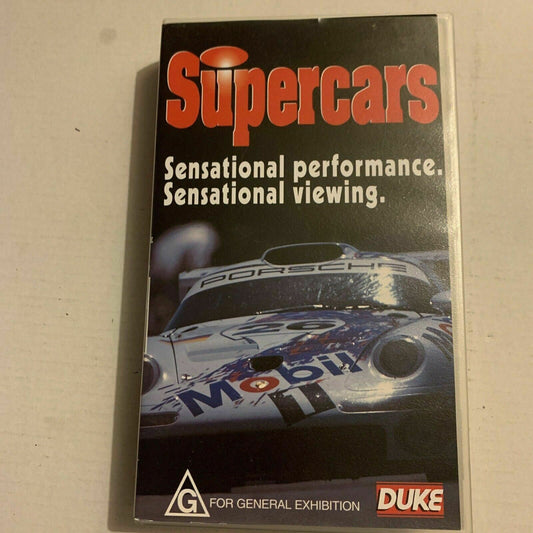 Supercars - Sensational Performance. Sensational Viewing. (VHS) PAL