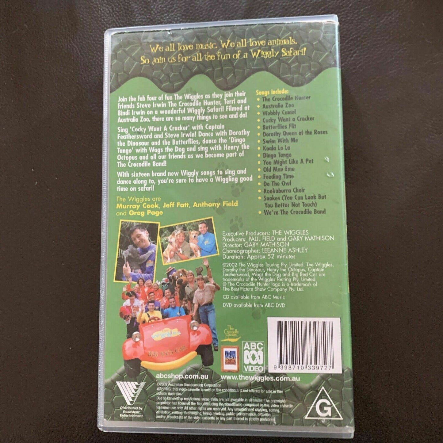 The Wiggles: Wiggly Safari (VHS, 2002) PAL Special Guest Steve Irwin
