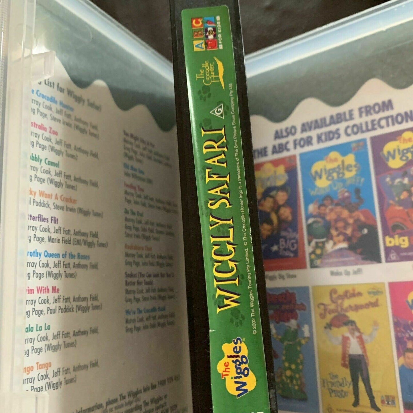 The Wiggles: Wiggly Safari (VHS, 2002) PAL Special Guest Steve Irwin