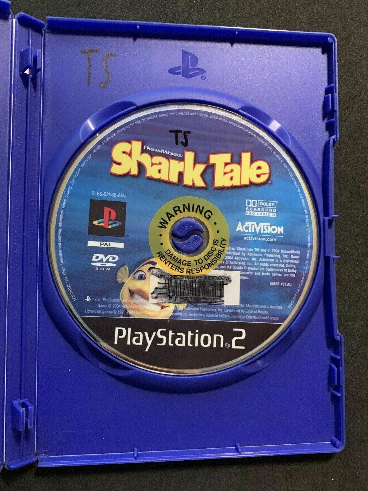 Dreamworks Shark Tale - Sony Playstation 2 PS2 Game Complete AUS PAL