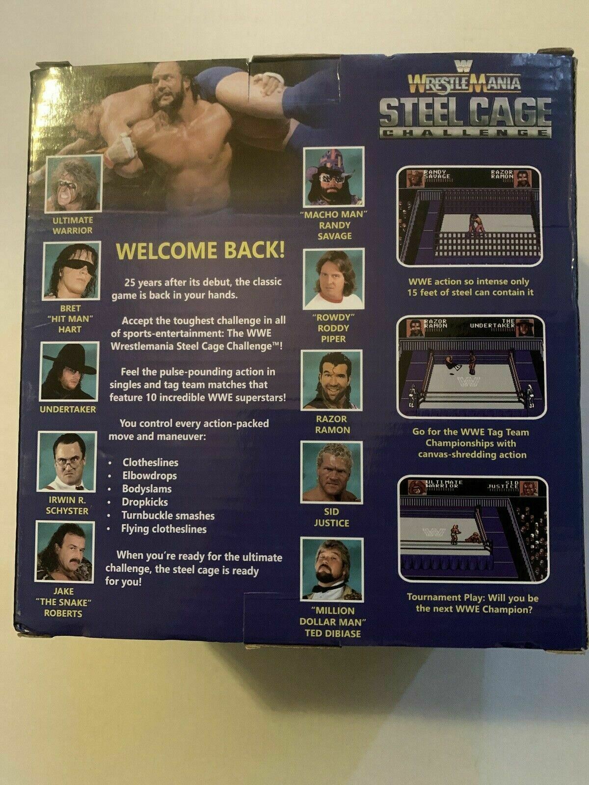 Wrestle Mania Steel Cage Challenge Plug n Play Arcade Stick Joystick Video Game