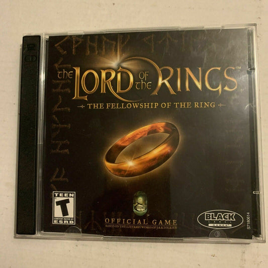 The Lord Of The Rings : The Fellowship Of The Ring PC CDROM Video Game