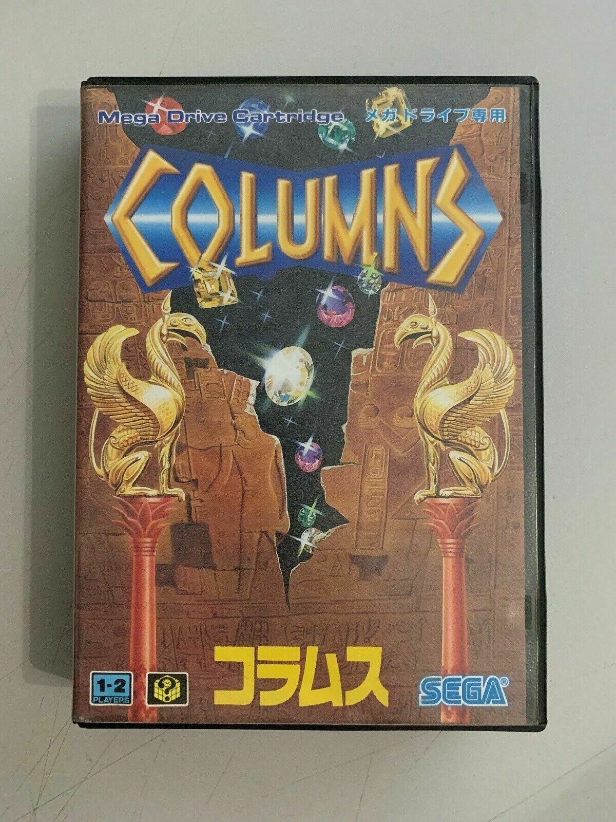 COLUMNS - Sega Mega Drive Sega Video Classic Vintage Retro Puzzle Game JAPAN md