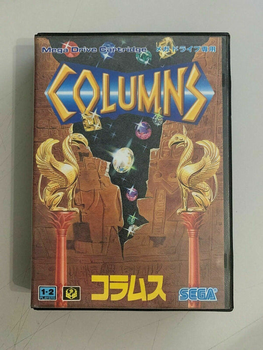 COLUMNS - Sega Mega Drive Sega Video Classic Vintage Retro Puzzle Game JAPAN md