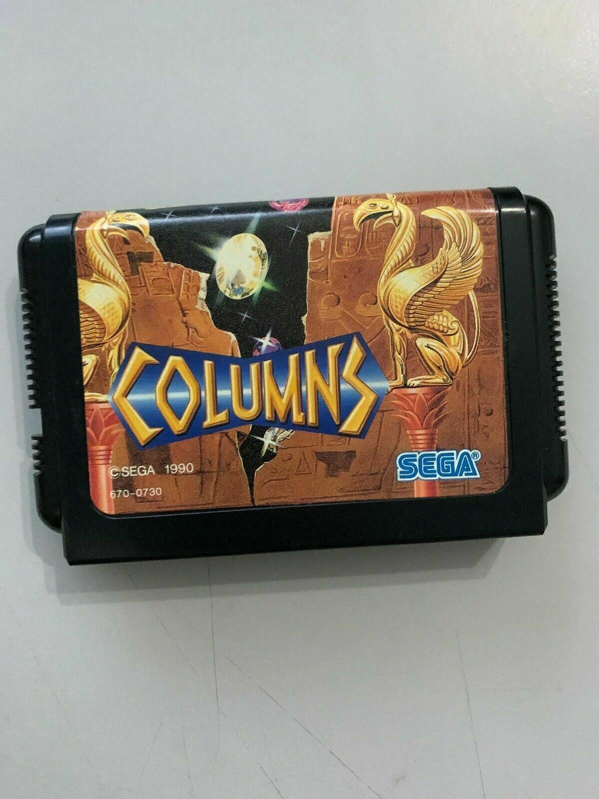 COLUMNS - Sega Mega Drive Sega Video Classic Vintage Retro Puzzle Game JAPAN md