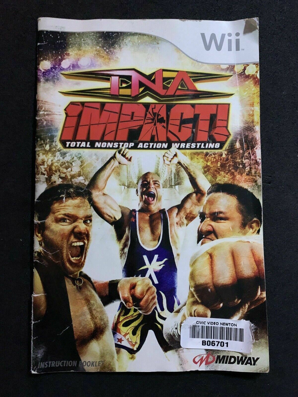 TNA Impact! Total Nonstop Action Wrestling Game for Nintendo Wii / Wii U PAL