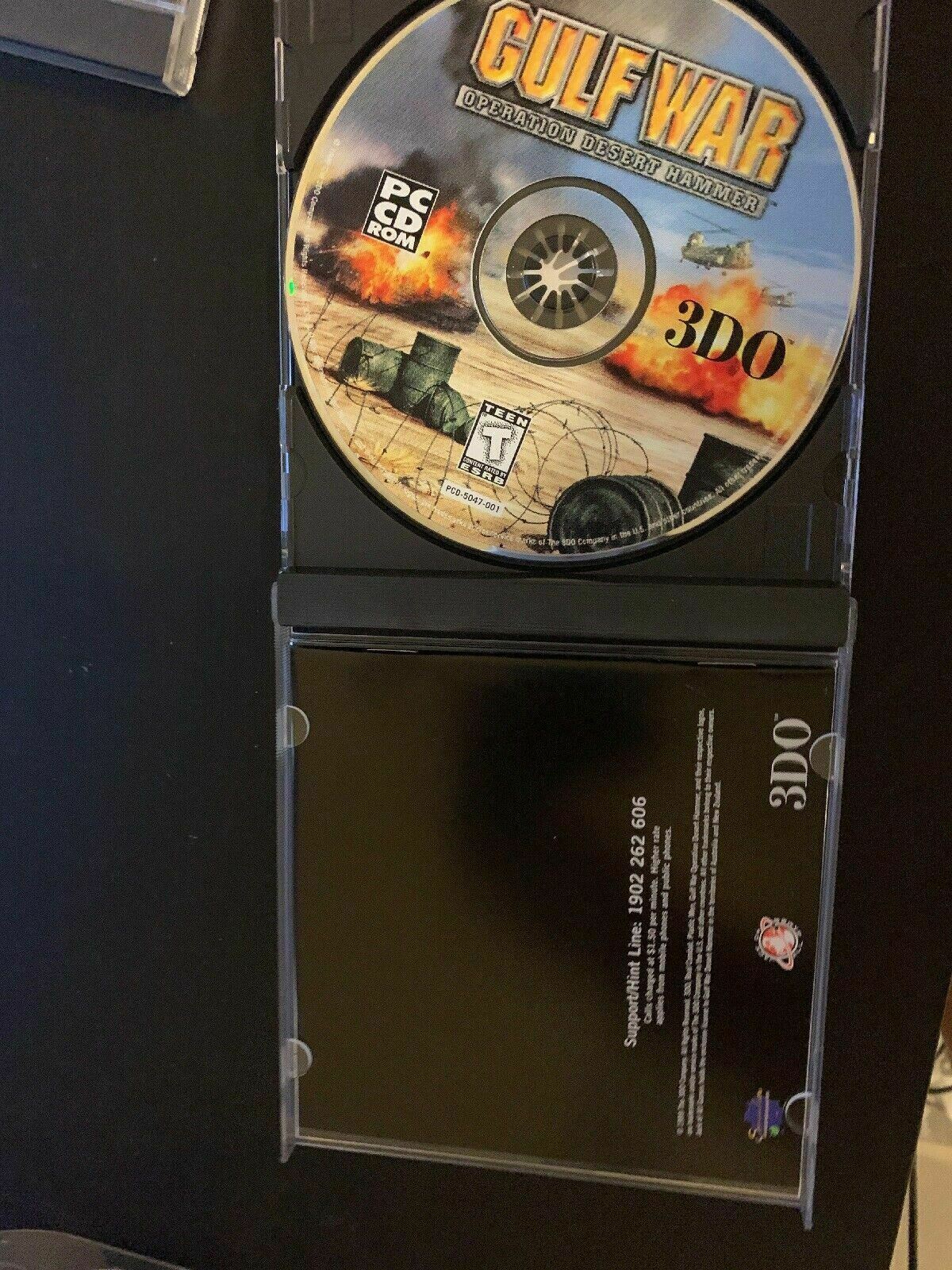 Gulf War Operation Desert Hammer 1999 PC CD-ROM 3DO With Manual