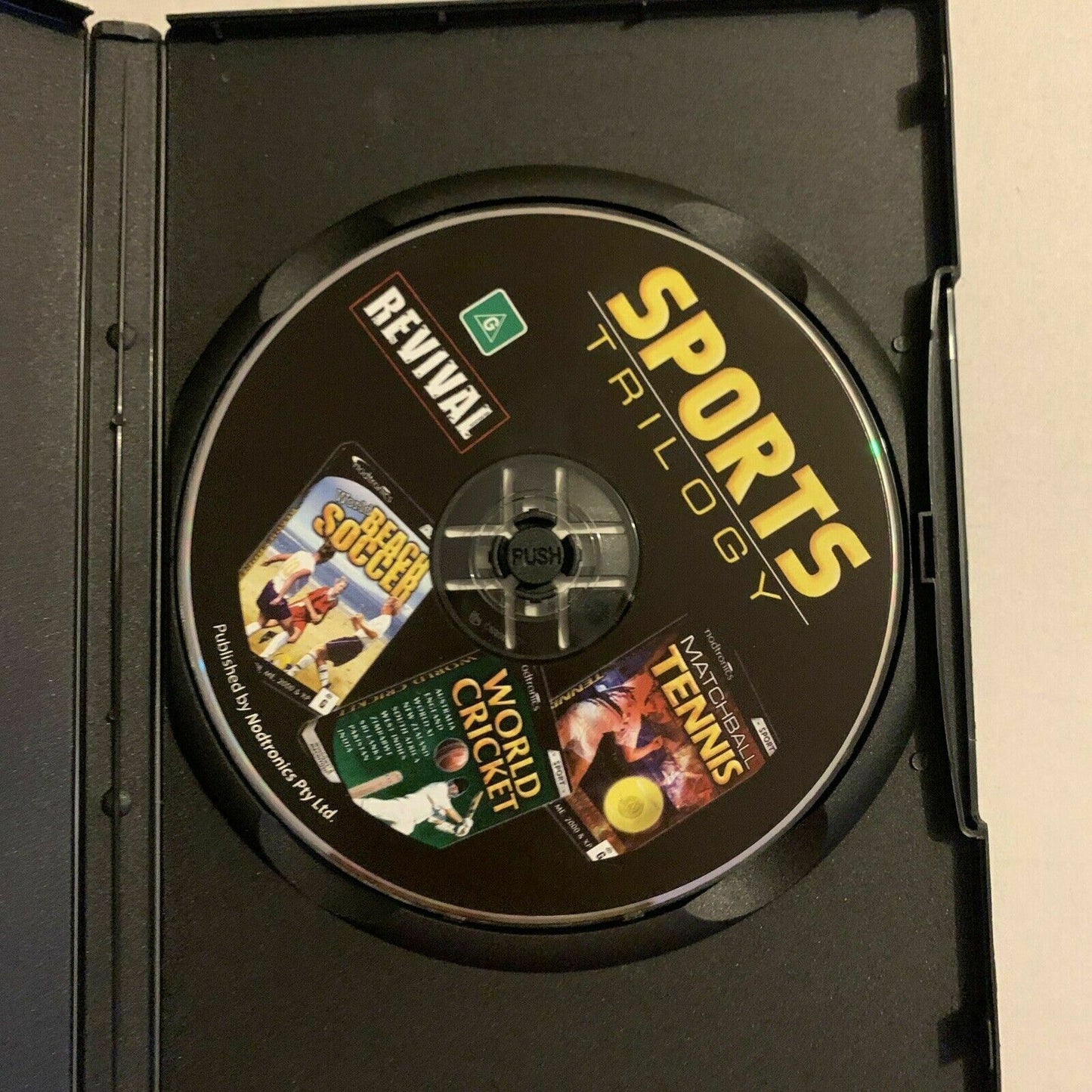 Sports Trilogy - Beach Soccer, Match Ball Tennis & World Cricket PC CDROM