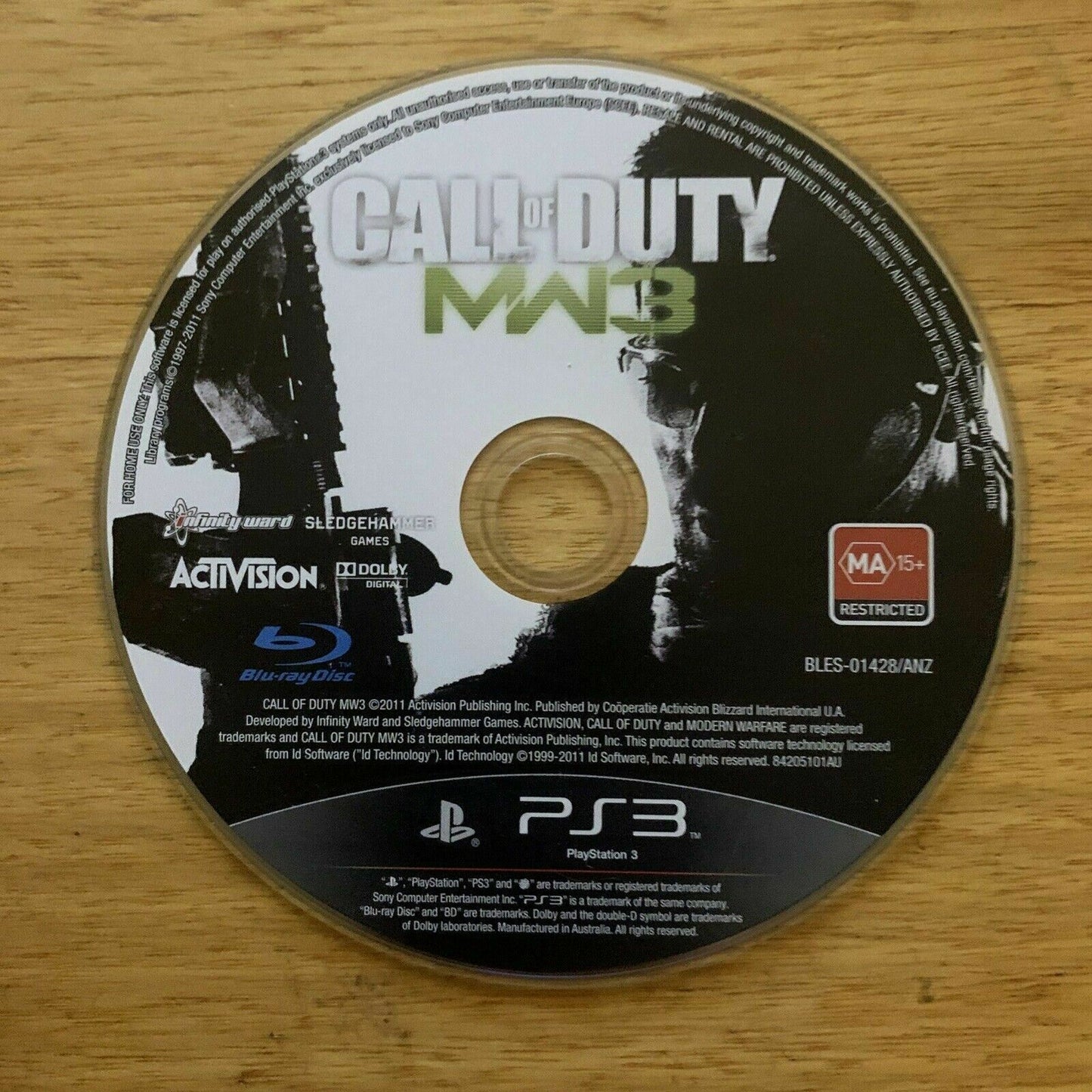 Call Of Duty: Modern Warfare 3 PlayStation 3 Game Complete with Manual