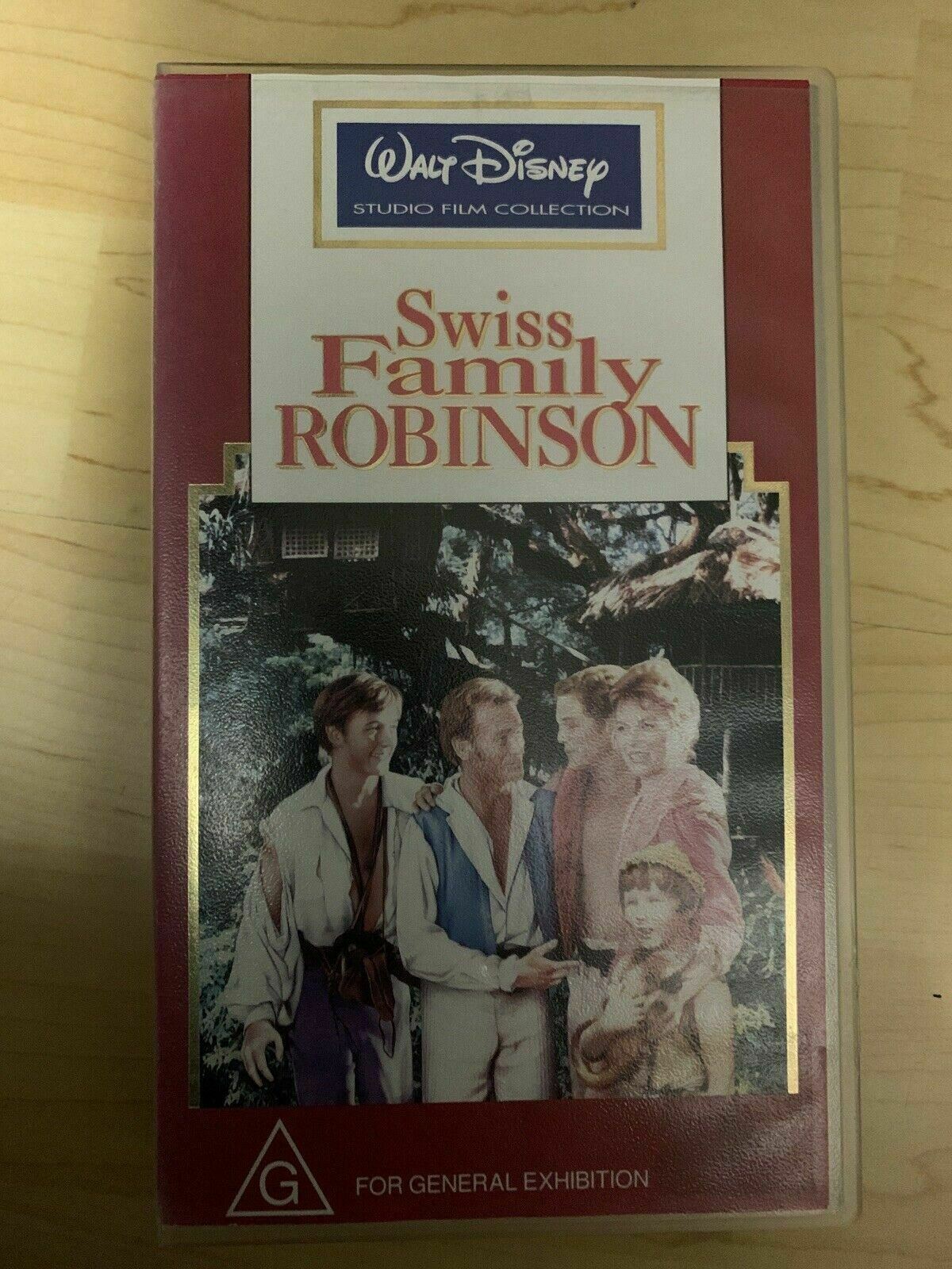 Swiss Family Robinson VHS PAL Disney John Mills, Dorothy McGuire ...
