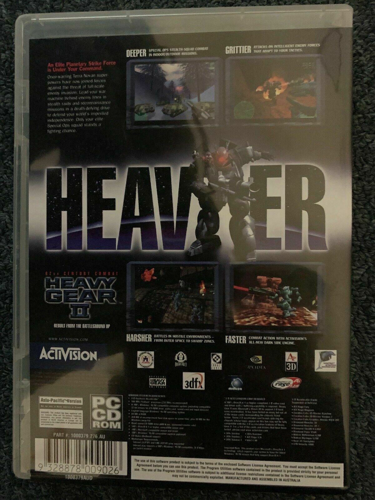Heavy Gear II (PC Game) Mech Shooting Strategy Game