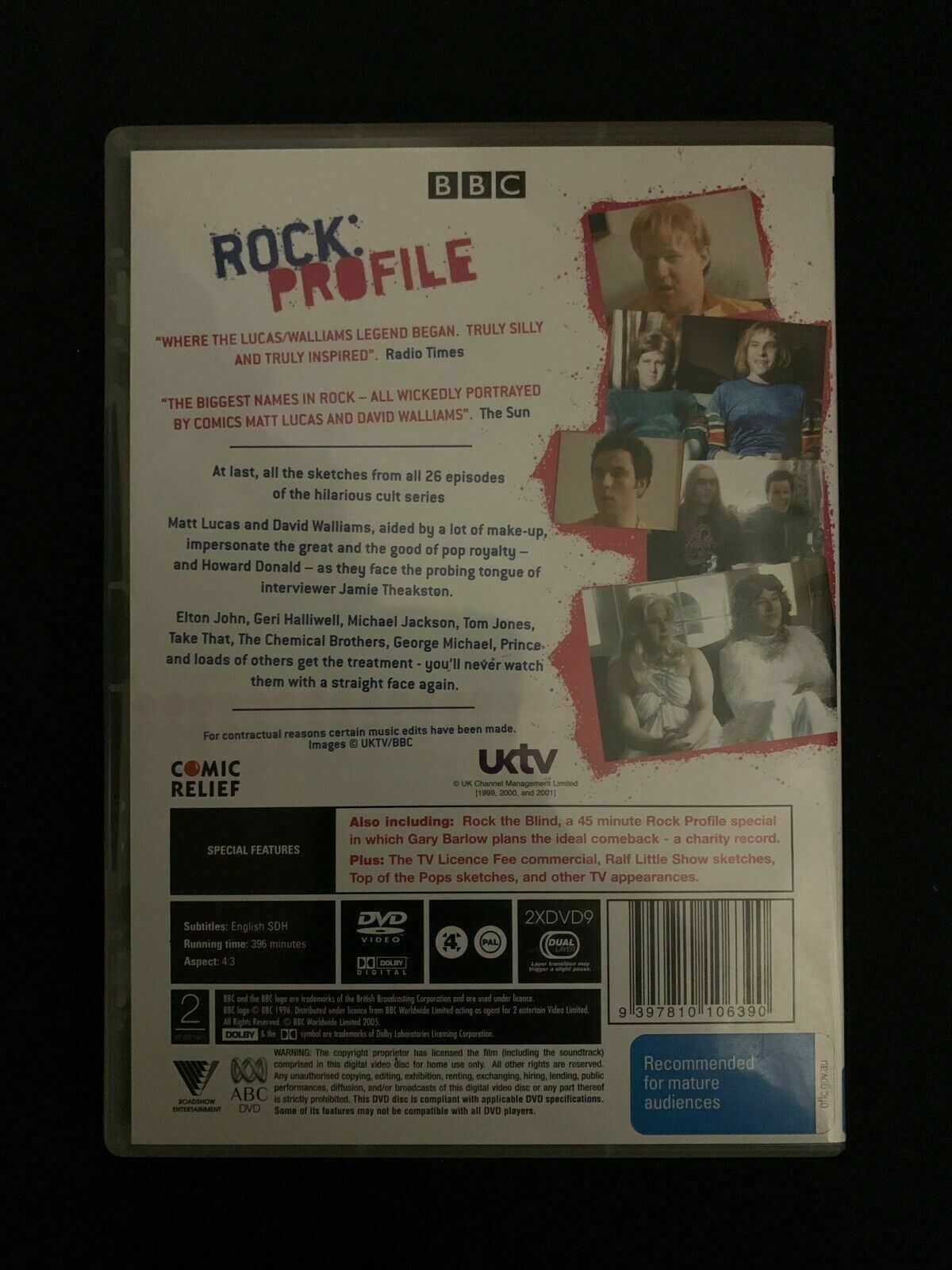 Rock Profile (DVD) BBC Comedy Music Show Interview