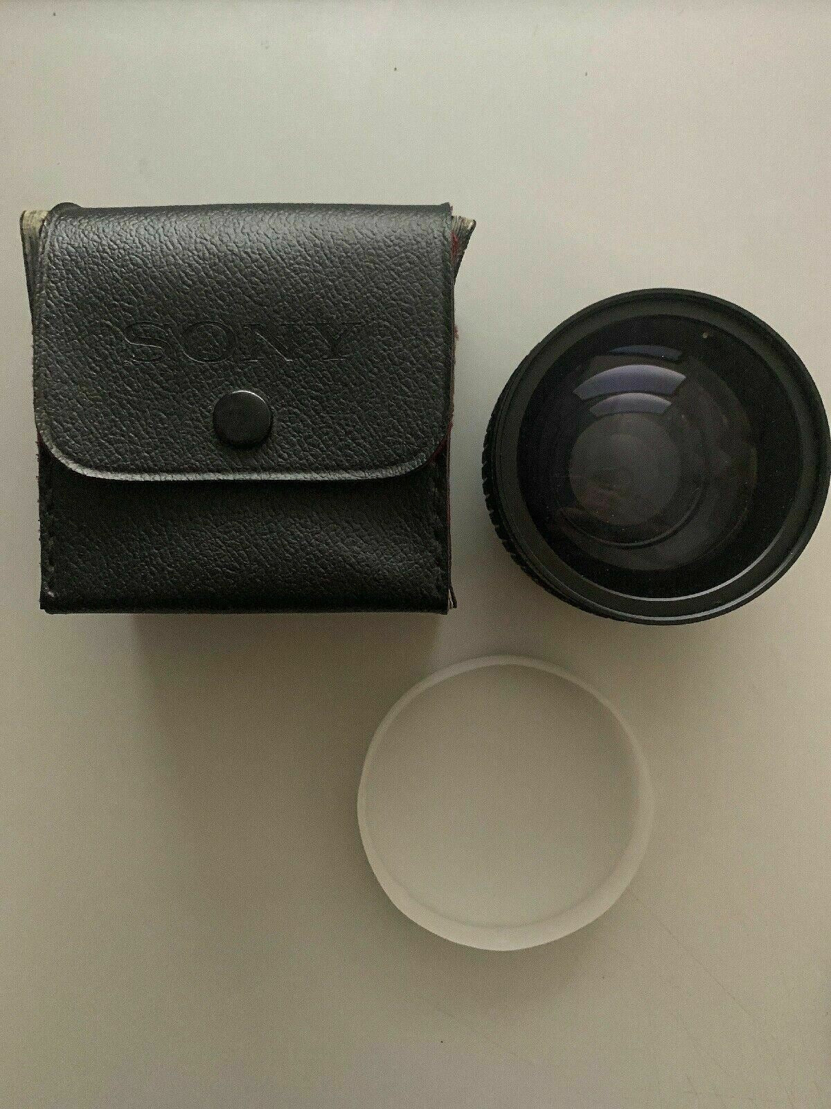 Genuine Sony Wide Conversion Lens X0.7 VCL-0752B with Case