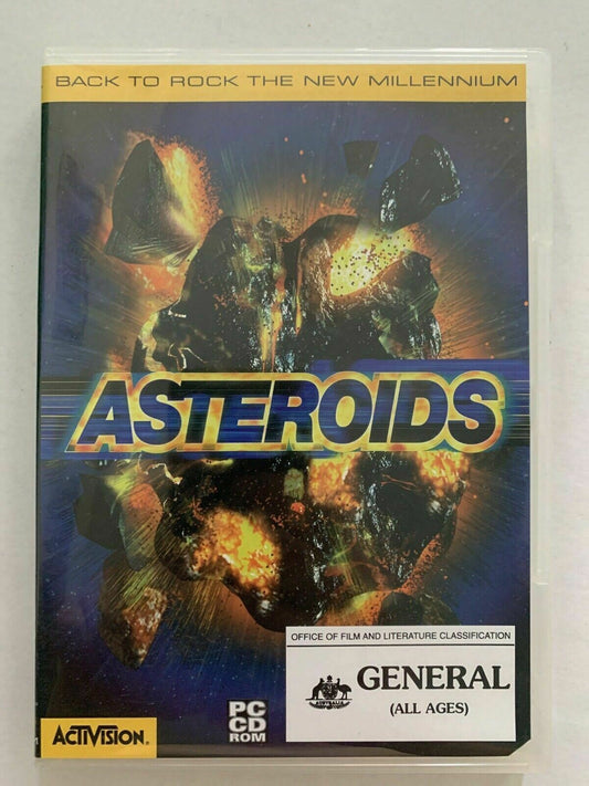 Asteroids (PC, 1998) Activision for Windows 95 98 XP