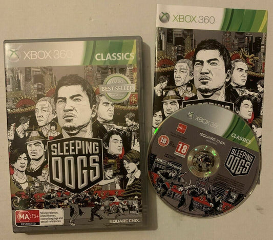Sleeping Dogs Xbox 360 With Manual PAL