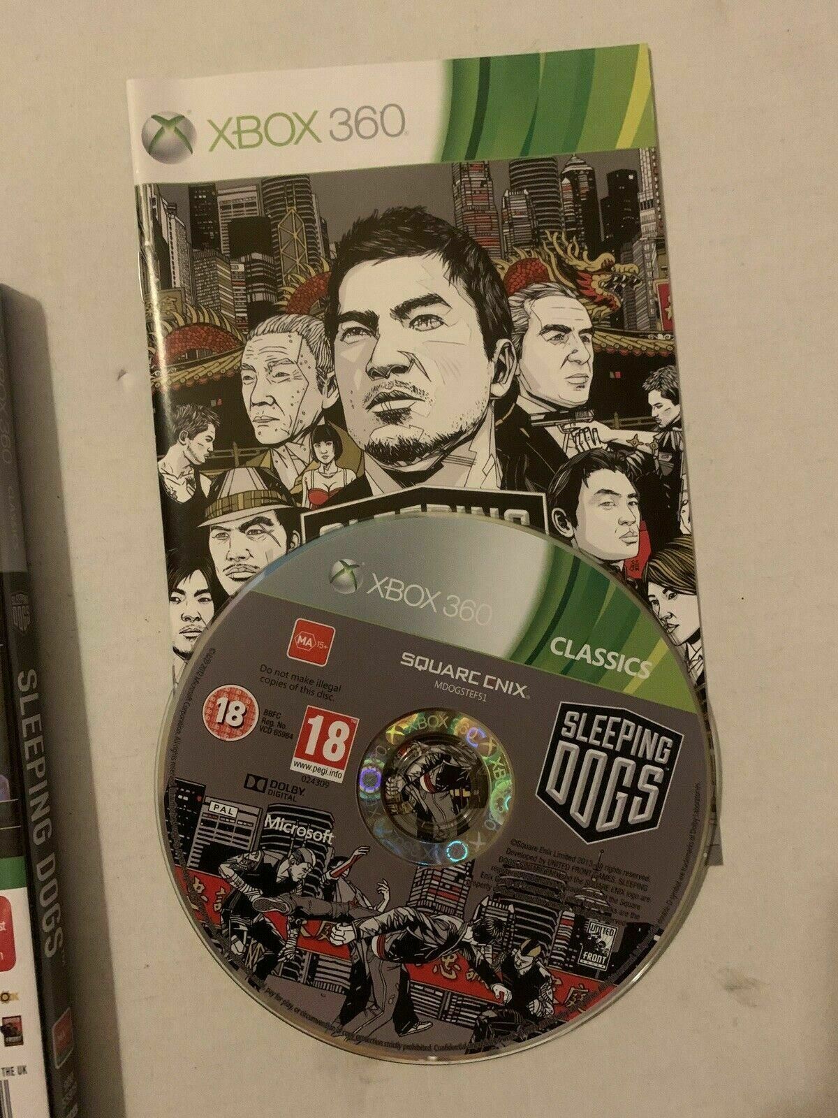 Sleeping Dogs Xbox 360 With Manual PAL