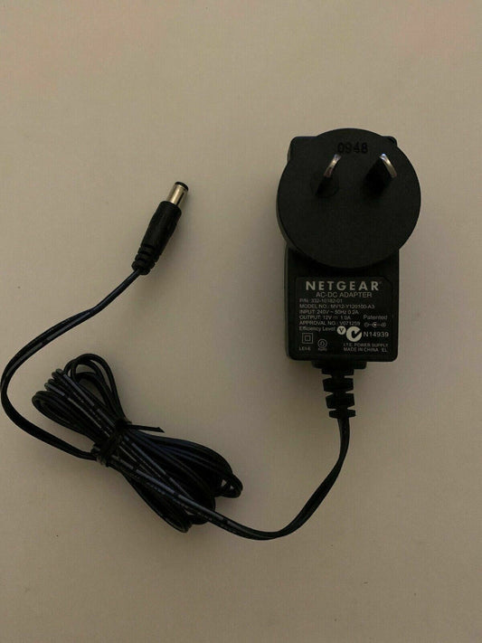 Netgear AC Adapter MV12-Y120100-A3 Power Supply 12V 1A      332-10182-01