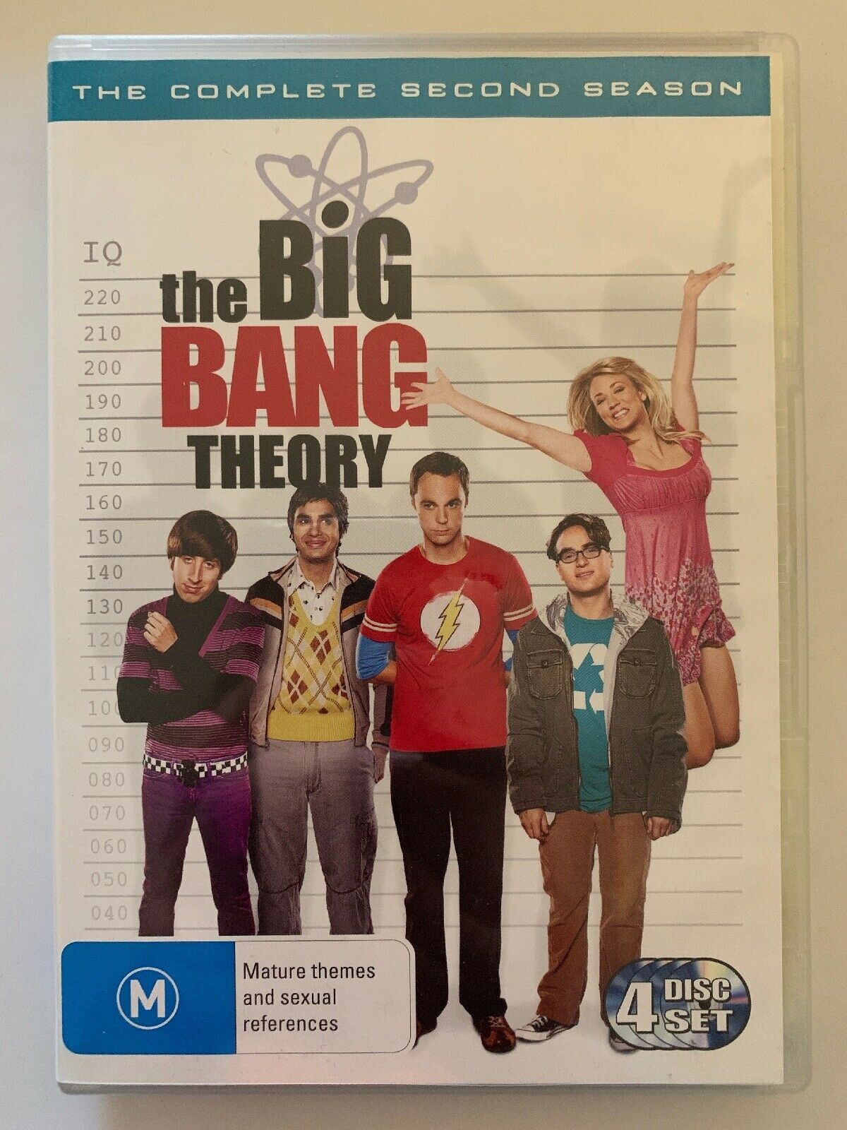 The Big Bang Theory : Season 2 (DVD, 2013, 4-Disc Set) with Special Features