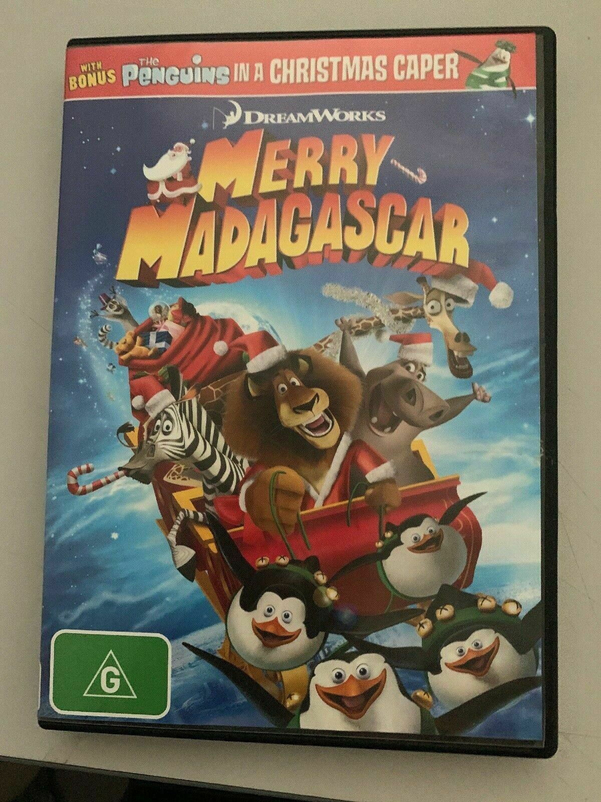 Merry Madagascar (DVD, Region 4 - PAL) Ben Stiller, Chris Rock