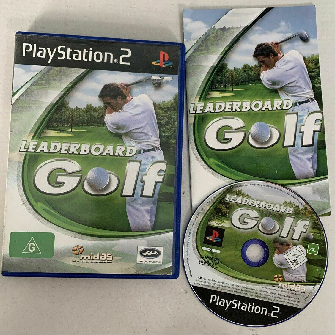 Leaderboard Golf PS2 PAL With Manual