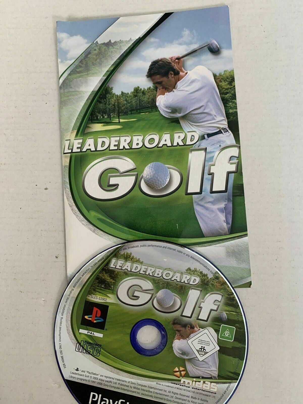 Leaderboard Golf PS2 PAL With Manual