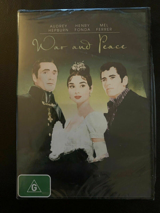 *New Sealed* War And Peace (DVD, 1956) Audrey Hepburn, Henry Fonda Region 4