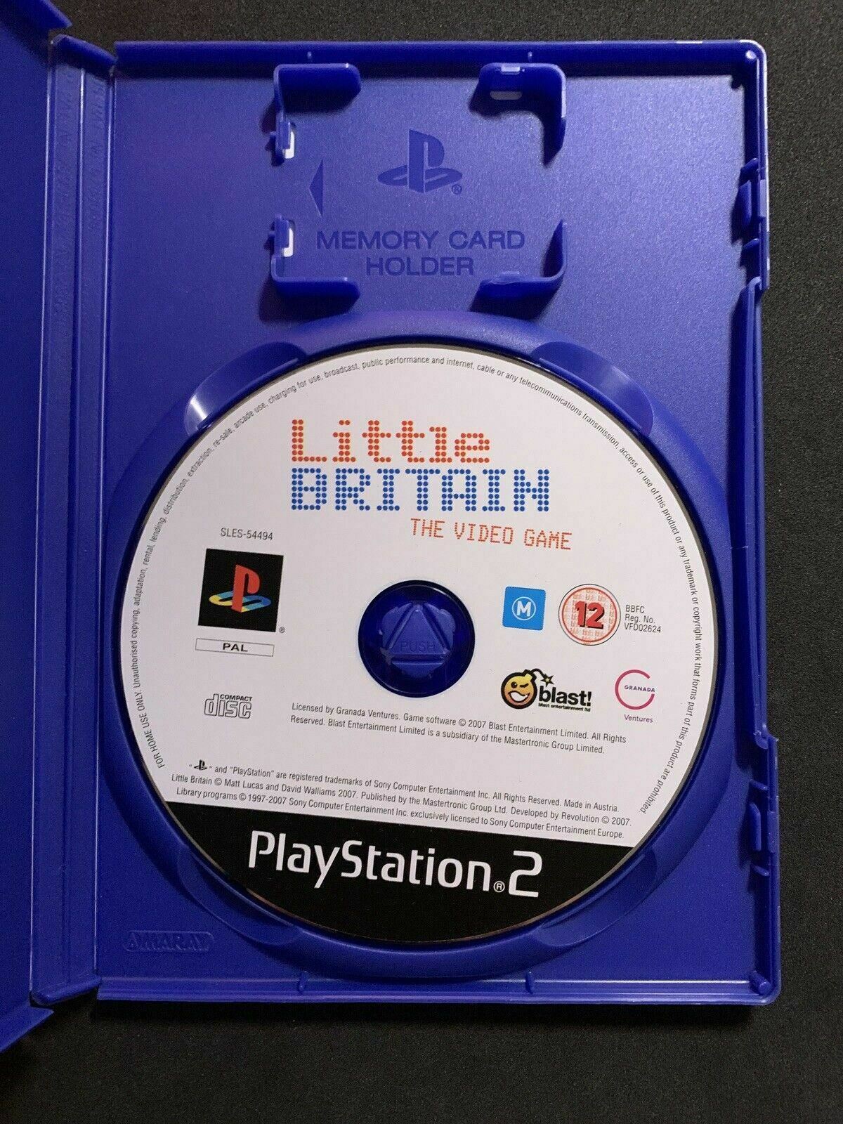 Little Britain The Video Game - PS2 PlayStation 2 Game PAL