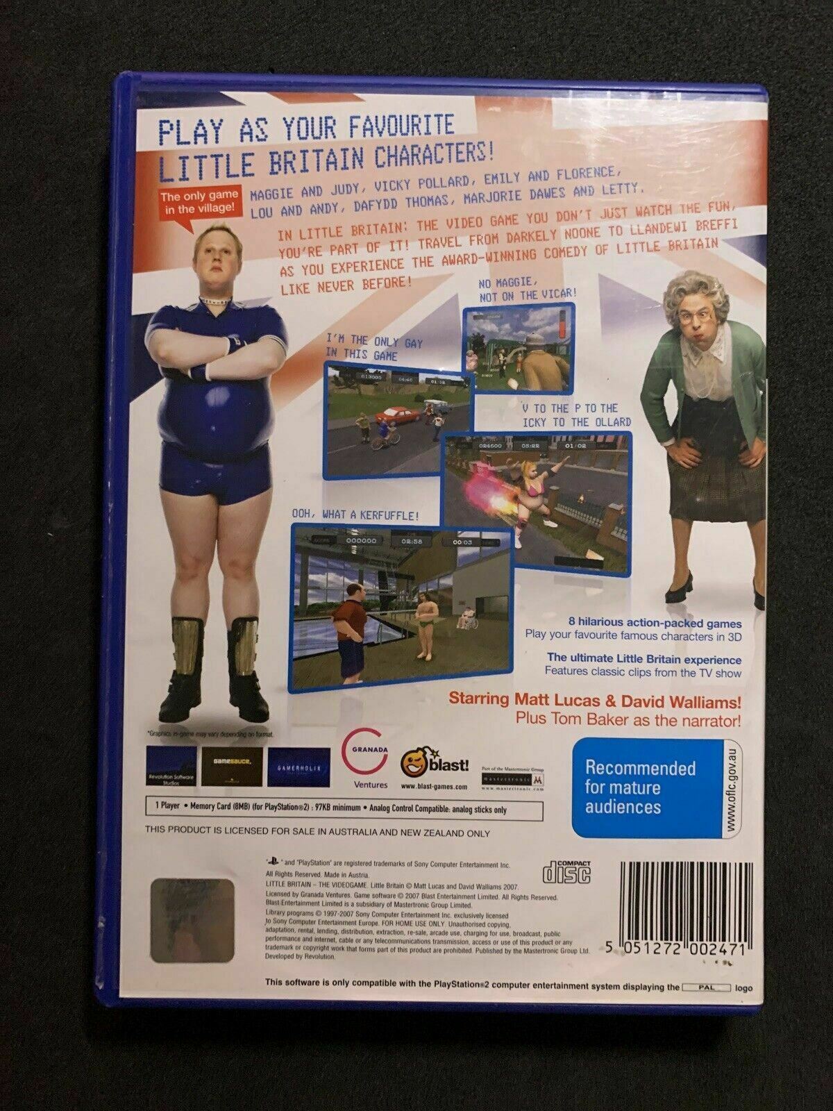 Little Britain The Video Game - PS2 PlayStation 2 Game PAL