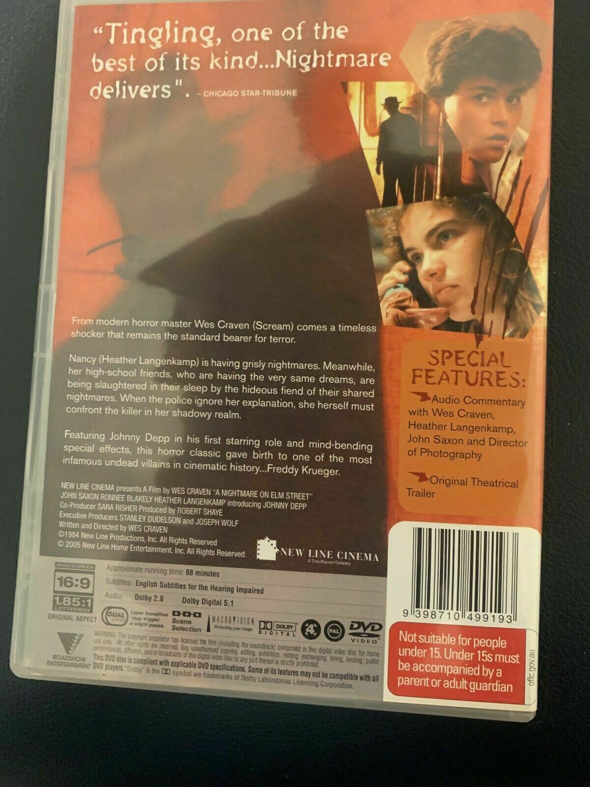 Nightmare On Elm Street - The First 3 Nightmares (DVD, 2005, 3-Disc Set) Region4