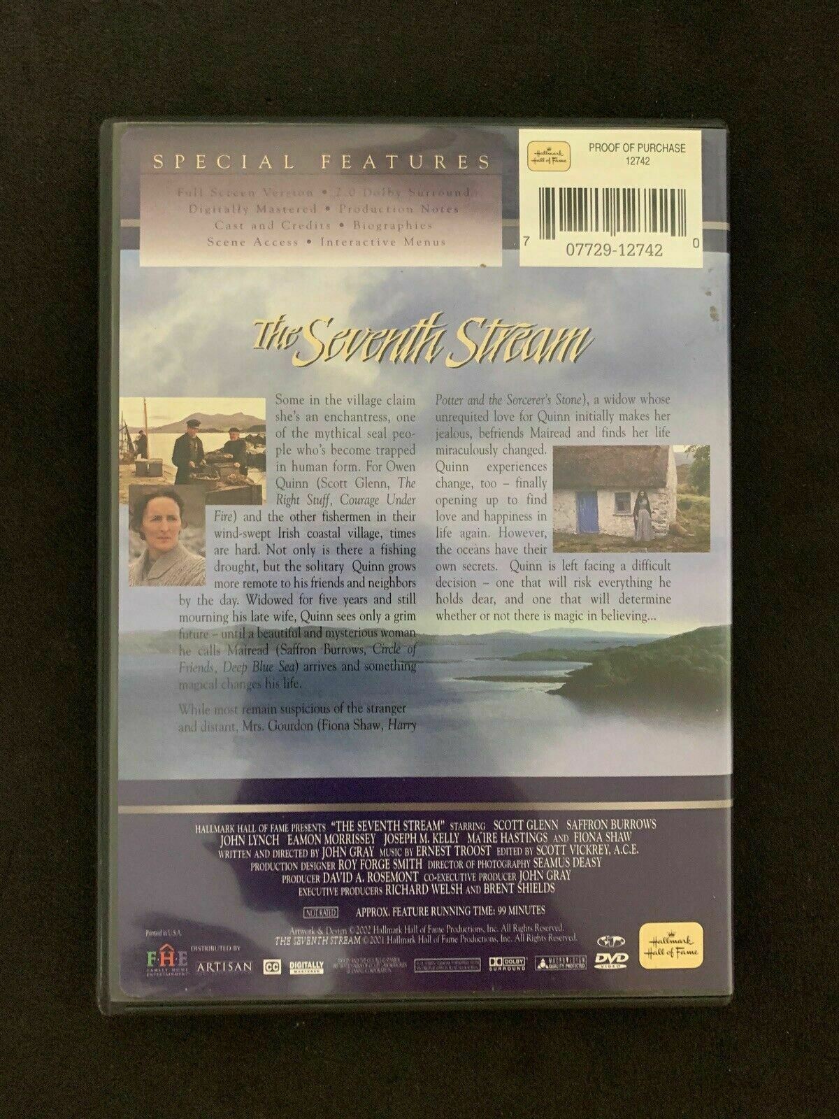 The Seventh Stream (DVD, 2001) Region 1 - Scott Glenn, Saffron Burrows