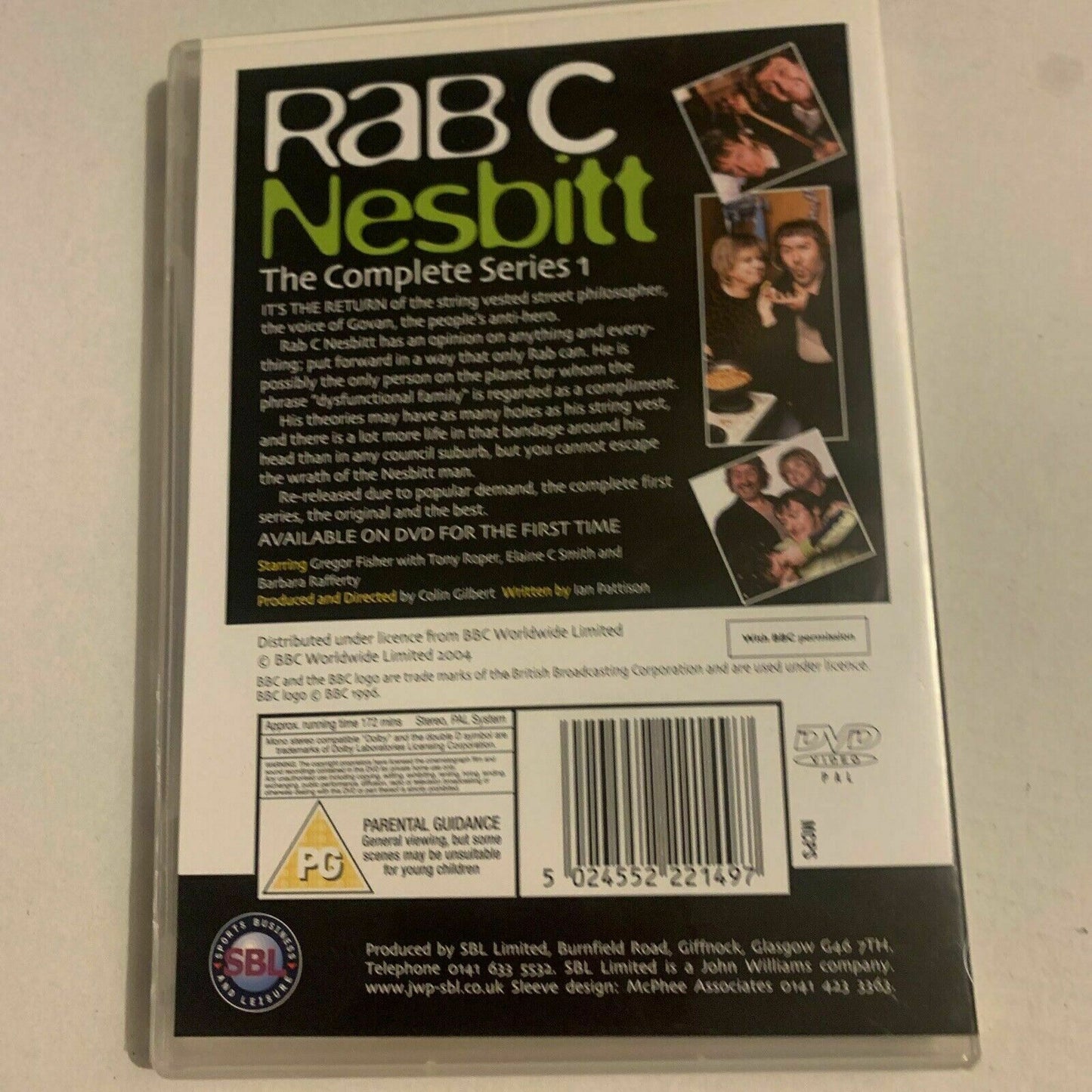 Rab C. Nesbitt's - Series 1 & 2 (DVD, 2004) Gregor Fisher. BBC All Regions