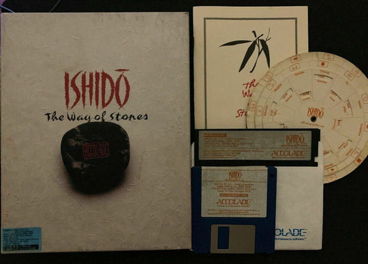 ISHIDO THE WAY OF STONES - IBM PC Game *Complete Box* Rare In V Good Condition