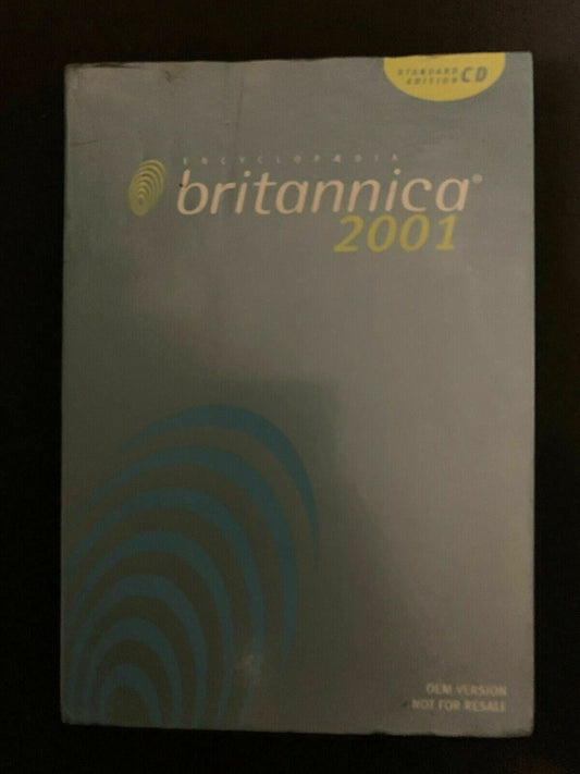 Britannica 2001 Standard Edition CD-ROM PC