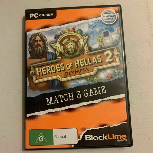 Heroes of Hellas 2: Olympia PC DVD Puzzle Game