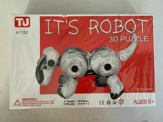 *New Sealed* T&J It's Robot 3D Puzzle Robo Babe 61152