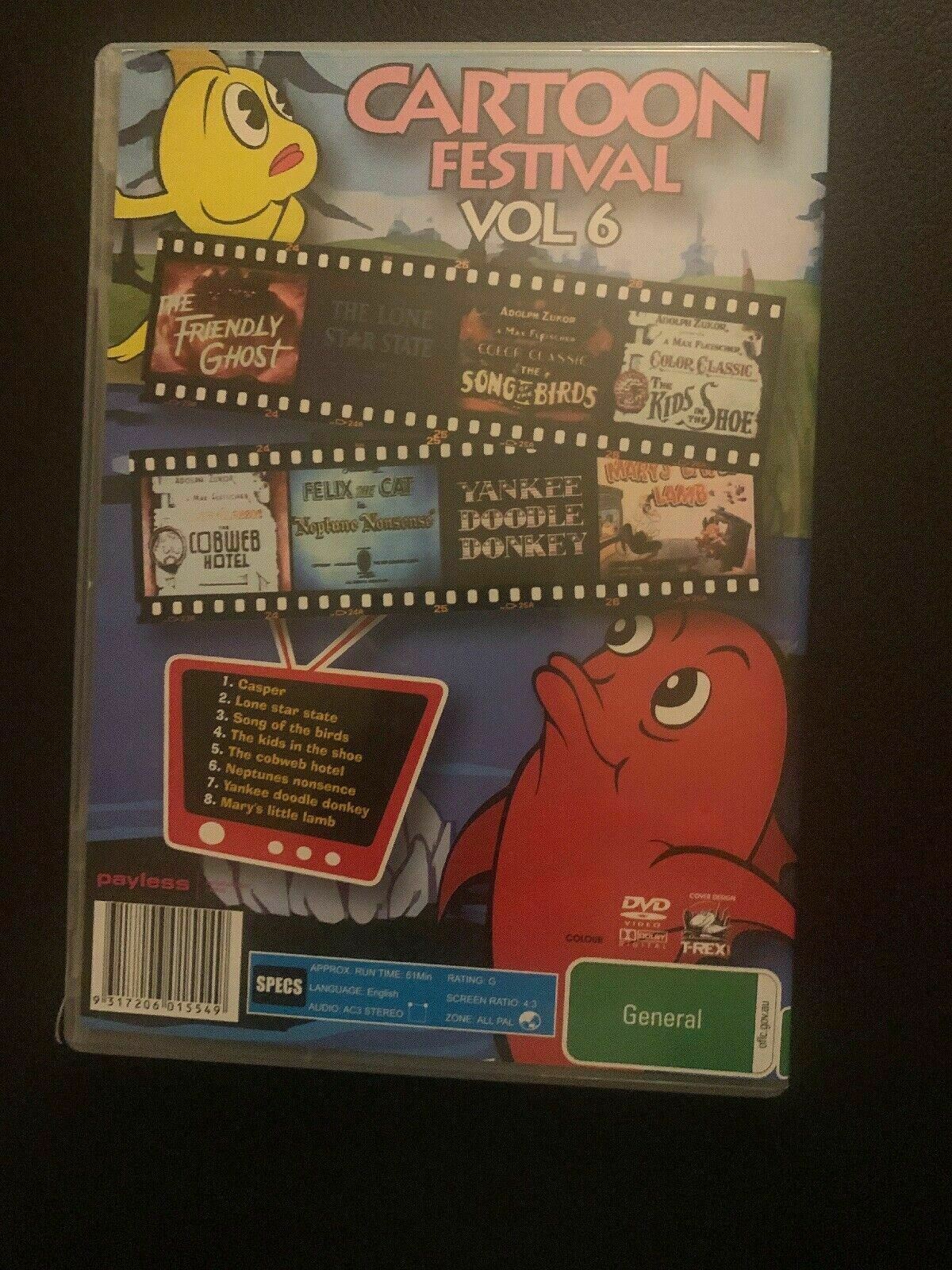 Cartoon Festival Vol 6 DVD Video NEW